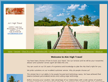 Tablet Screenshot of aimhigh.travel