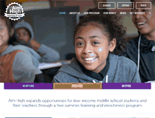 Tablet Screenshot of aimhigh.org